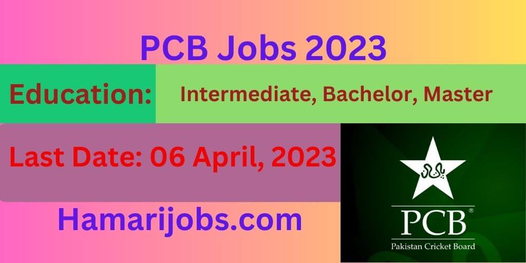 PCB jobs Lahore 2023 ad