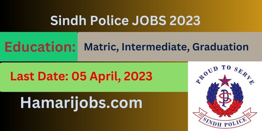 sindh police jobs ad