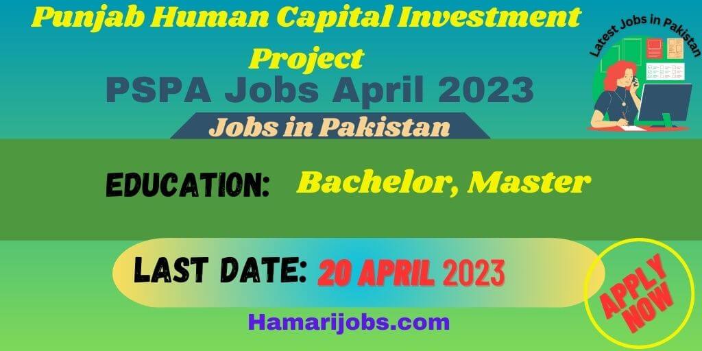 PSPA Jobs April 2023 banner